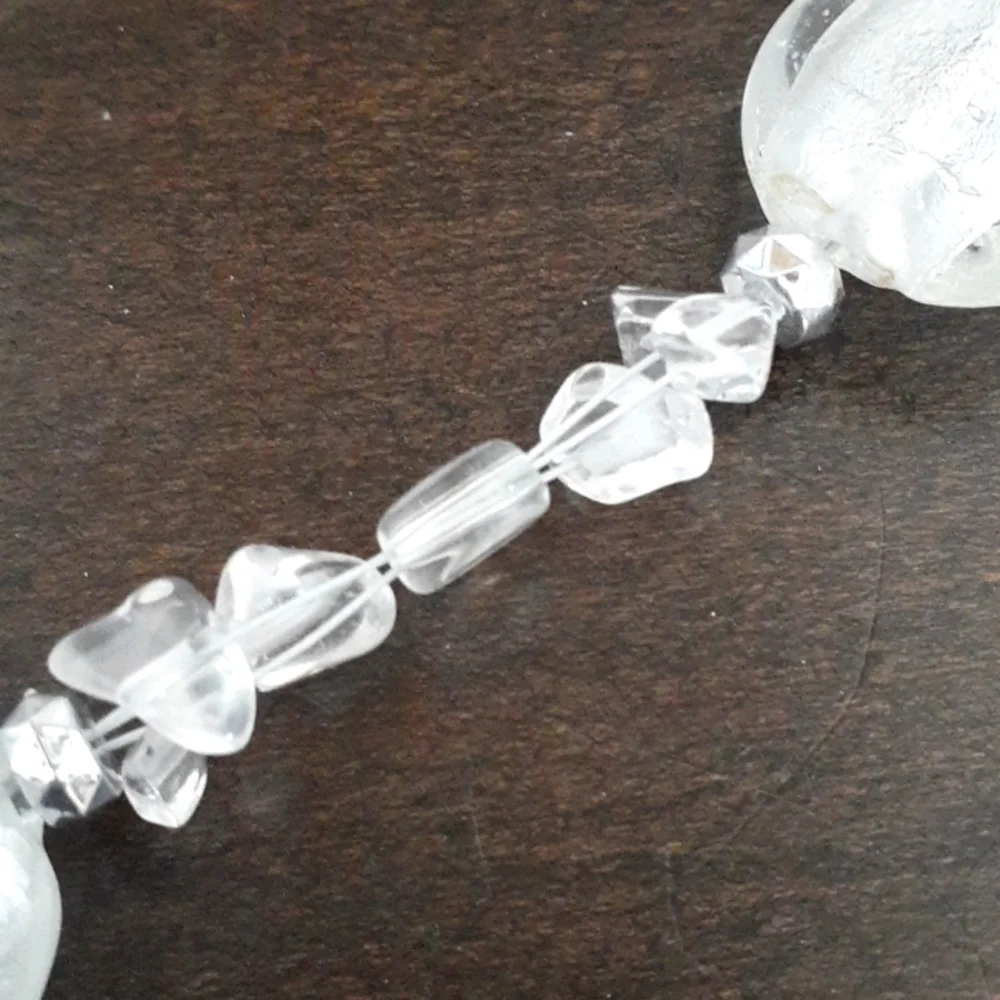 Vintage clear bead Necklace with bonus strands 🍀 - Picture 6 of 8